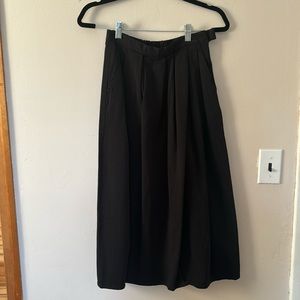 Muji Midi Skirt Black Size XS